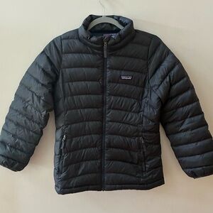 Patagonia Navy Quilted Jacket Girls XL (Size 14) Like New